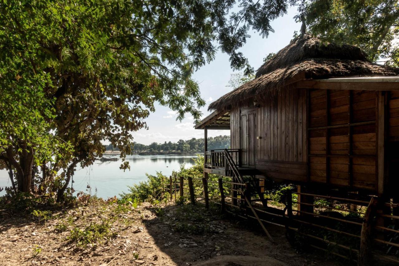 Pomelo Restaurant And Guesthouse - Fishermen & Tammarine Cottages Riverfront - Experience Nature, Culture And Adventure & Tailor-Made Tour Ban Khon Ngoại thất bức ảnh